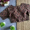 Tew Pure Ajrakh Print Cotton Elastic Blouses